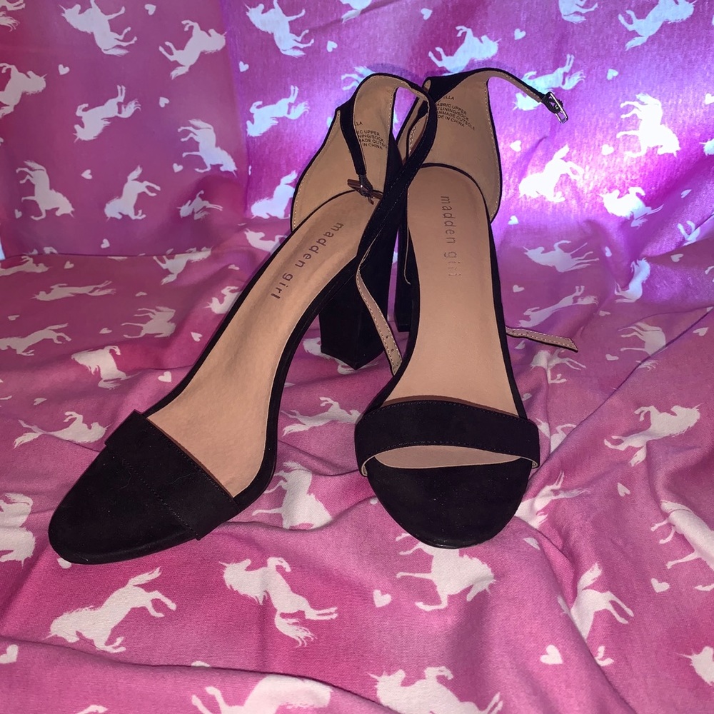 Madden girl black heels